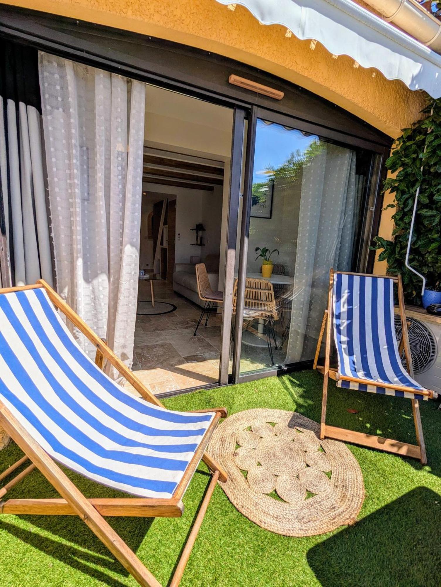 Evasion Au Calme - Maison Cosy Avec Piscine Et Tennis Saint-Vallier-de-Thiey Exterior photo